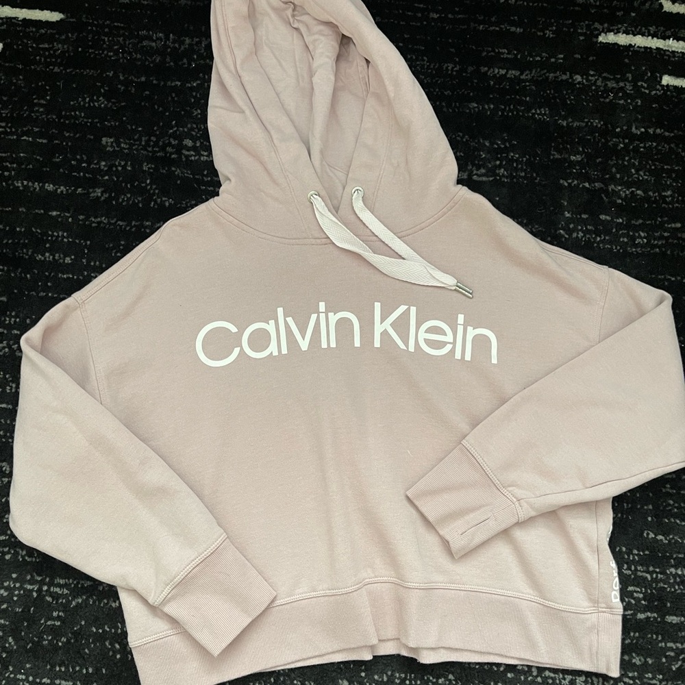 Calvin Klein Performance - Lavender Cropped Hoodie